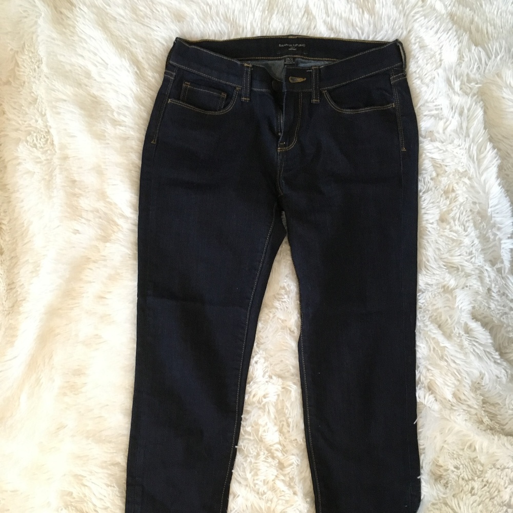 Banana Republic skinny crops EUC Size 26/2